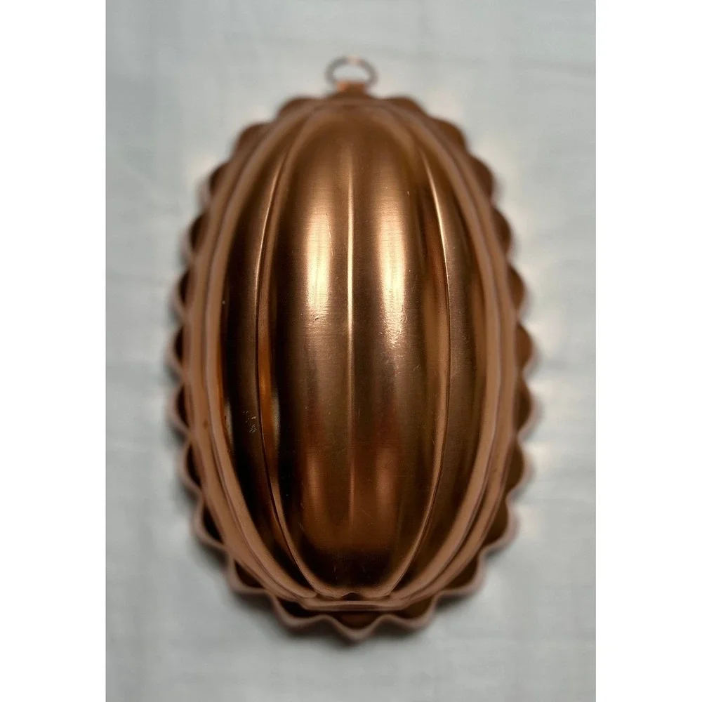 Vintage Copper Toned Aluminum Jello Cake Molds Set of 3 Wall Decor Kitchenware
